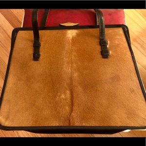 Vintage Cowhide & Leather Purse